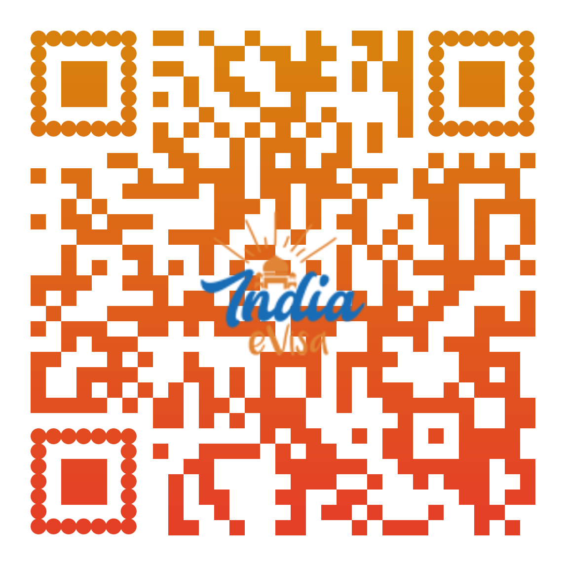 IndiaVisa.my Contact QR Code